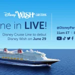 Vídeo: Assista ao vivo no dia 29 de junho o batizado do novo navio Disney Wish